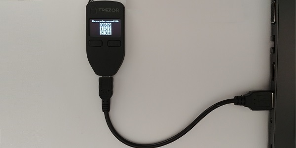 connect trezor hardware wallet to PC